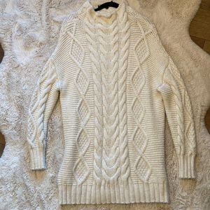 Zara Cable Knit Sweater Dress (M)